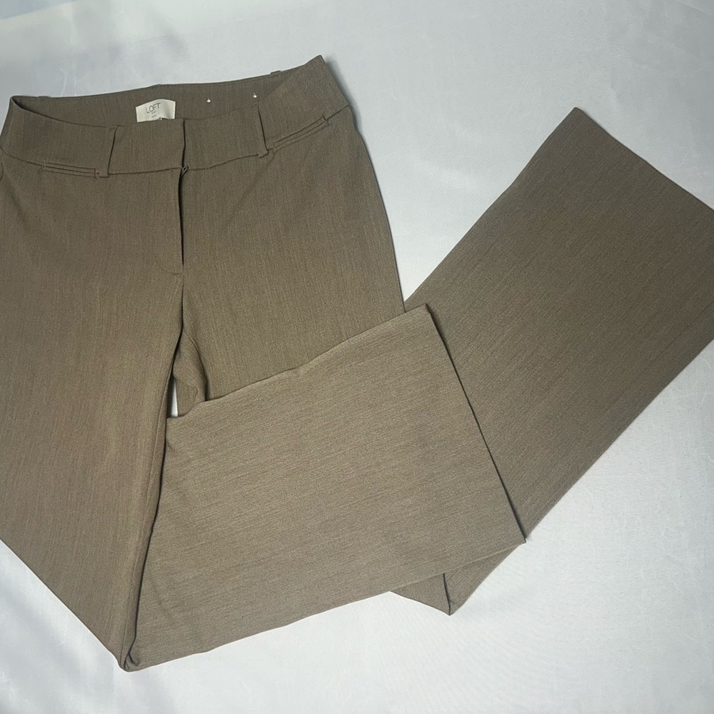 LOFT Taupe Trousers